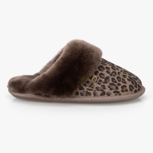 Ladies Duchess Sheepskin Slipper  Animal Extra Image 3